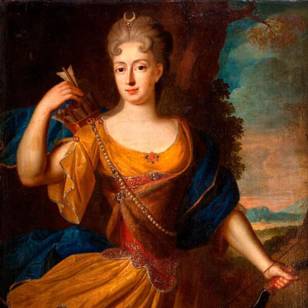 Mariana of Neuburg, Portraits of a Huntress