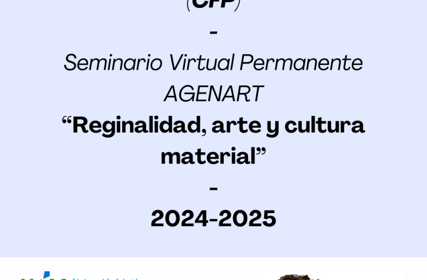 Llamada a Contribuciones. Seminario Virtual Permanente AGENART